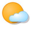 Partly cloudy Partly cloudy